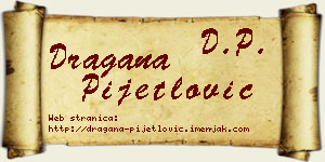 Dragana Pijetlović vizit kartica